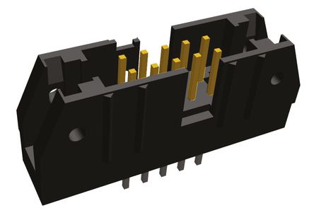 TE Connectivity - 1658694-6 - TE Connectivity AMP-LATCH ϵ 10· 2.54mmھ (2) ֱ PCB  1658694-6, ѹװ˽, 1A, ͨ		