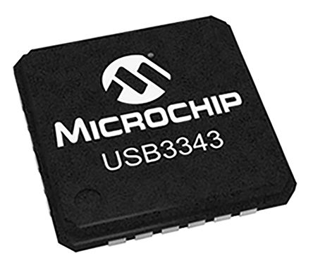 Microchip - USB3343-CP - Microchip USB3343-CP USB շ, ֧USB 2.0-OTG, 1.8  3.3 V, 24 QFNװ		
