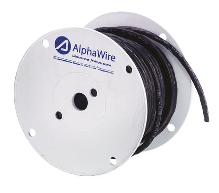 Alpha Wire - 25482 BK005 - Alpha Wire XG2, XTRA-GUARD 2 ϵ 30m F/UTP  ɫ PUR  2  ˫ ҵ 25482 BK005, 22 AWG		