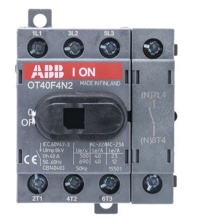 ABB - 1SCA104932R1001 - ABB IP20 4 DIN 찲װ ۶ϸ뿪 1SCA104932R1001, 40 A, 11 kW		