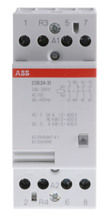 ABB - GHE3291602R0006 - ESB24.31 - ABB System M Pro ESB ϵ Ӵ GHE3291602R0006, 3 /2 մ, 9 A, 400 V Ȧ		