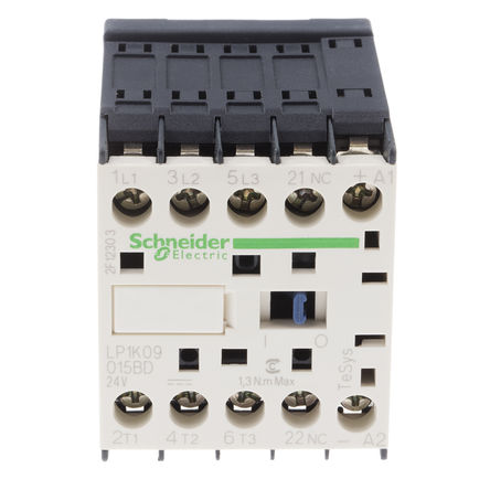 Schneider Electric - LP1K09015BD - Schneider Electric TeSys K LP1K ϵ�� �Ӵ��� LP1K09015BD, 3 ���������������գ�����������, 9 A, 24 V ֱ����Ȧ		