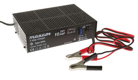 Mascot - 2044000041 - Mascot 开关模式电池充电器 2044000041, 3充电阶段, 198 → 264V ac输入, 24V输出@10A		