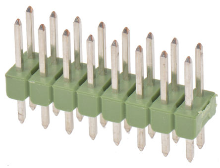 TE Connectivity - 826942-8 - TE Connectivity AMPMODU Mod II ϵ�� 16· 2.54mm�ھ� (2��) ֱ ���Ź��� 826942-8, ���Ӷ˽�, 3A, ͨ��		