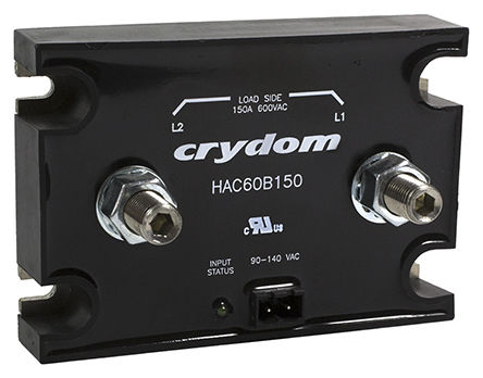 Crydom - HAC24A150H - Crydom 150A Чֵ 尲װ ̵̬ HAC24A150H, ˫ɿع迪Ԫ, 㽻л, 660 V 		