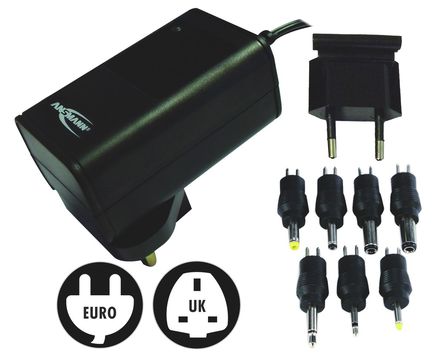Ansmann - 2012-3003 - Ansmann 2012-3003 2 → 4节 0.96W 100 → 240V ac 镍镉/镍氢电池 电池组充电器, 欧洲/英国插头		