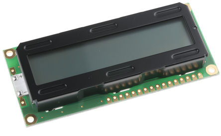 Powertip - PC1601LRS-A - Powertip ͸ ĸ LCD ɫʾ PC1601LRS-A, LED, 116ַ, 8λ ӿ		