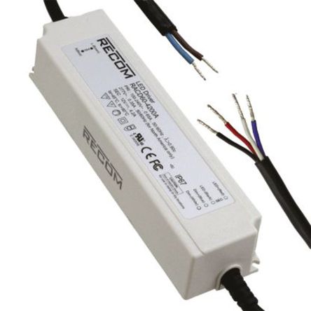 Recom - RACD60-4200A - Recom LED  RACD60-4200A, 90  305 V , 9  12V, 0.42  4.2A, 50W		