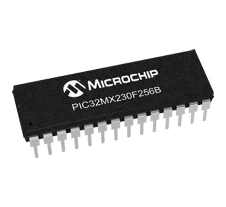 Microchip - PIC32MX230F256B-I/SP - PIC32MX ϵ Microchip 32 bit PIC MCU PIC32MX230F256B-I/SP, 40MHz, 256 kB ROM , 32 kB RAM, 1xUSB, SPDIP-28		