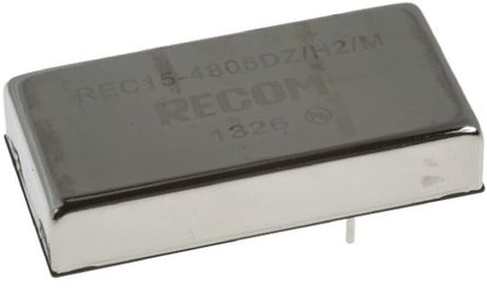 Recom - REC15-4805DZ/H2/M - Recom REC15 ϵ 15W ʽֱ-ֱת REC15-4805DZ/H2/M, 18  75 V ֱ, 5V dc, 1.5A		