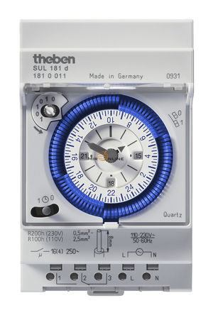 Theben / Timeguard - SUL 181 d - Theben / Timeguard 1ͨ DIN 쿪 SUL 181 d, Сʱλ, 110  230 V Դ		