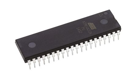 Microchip - ATMEGA32A-PU - Microchip ATmega ϵ 8 bit AVR MCU ATMEGA32A-PU, 16MHz, 32 kB1024 B ROM , 2 kB RAM, PDIP-40		