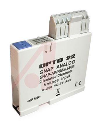 Opto 22 - SNAP-AIRTD - Opto 22 SNAP ϵ PLC /ģ SNAP-AIRTD, 2 x I/O, 82.55 x 18.29 x 90.17 mm		