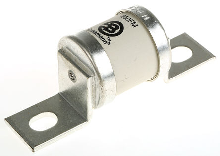 Cooper Bussmann - 250FM - Cooper Bussmann 250A电流 FM尺寸 FF类熔速 英国标准熔断器 250FM, BS 88, IEC 269-4标准, 38mm直径, 113mm总长, 660V ac		