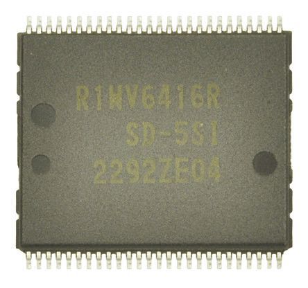 Renesas Electronics - R1WV6416RSD-5SI#B0 - Renesas Electronics R1WV6416RSD-5SI#B0, 64Mbit SRAM ڴ, 4M  x 16 λ, 2.7  3.6 V, 52 TSOP IIװ		