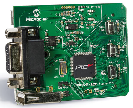 Microchip - DM320100 - Microchip PIC32MX1/2/5 ׼ PIC32 ϵ ׼ ׼ Ver. A DM320100;  PIC32MX570F512L MCU (PIC ں)		