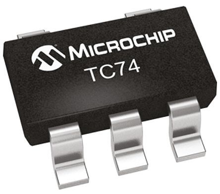 Microchip - TC74A0-3.3VCTTR - Microchip TC74A0-3.3VCTTR 8 λ ¶ȴ, 3Cȷ, I2CSMBusӿ, 2.7  5.5 VԴ, -40  +125 C¶, 5		