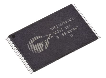 Cypress Semiconductor - CY62167DV30LL-55ZXI - Cypress Semiconductor CY62167DV30LL-55ZXI, 16Mbit SRAM ڴ, 1M  x 16 λ, 2.2  3.6 V, 48 TSOPװ		