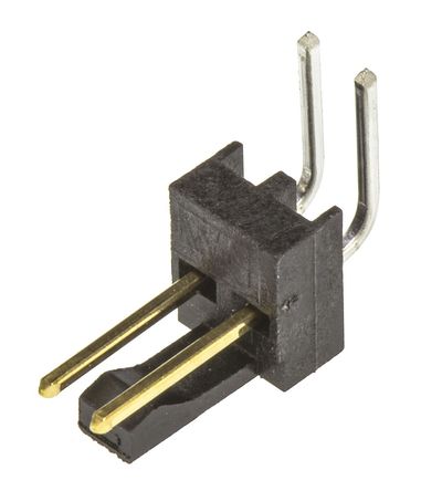 TE Connectivity - 3-647079-2 - TE Connectivity MTA-100 ϵ�� 2· 2.54mm�ھ� (1��) ֱ�� PCB ���� 3-647079-2, ���Ӷ˽�, 5A, ͨ��		