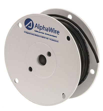 Alpha Wire - 25092 BK005 - Alpha Wire XG2, XTRA-GUARD 2 ϵ 30m 2 о  ۰ PUR  ҵ 25092 BK005, 300 V, 0.23 mm2 , -30  +90 C		