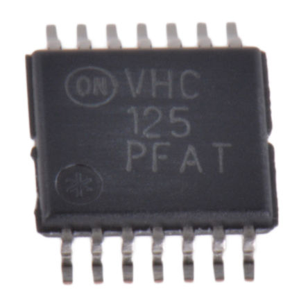 ON Semiconductor - MC74VHC125DTR2G - MC74VHC125DTR2G VHC ߻, 16 ns @ 50 pF, 8mA, 2  5.5 V, 14 TSSOPװ		