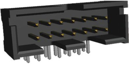 TE Connectivity - 103311-2 - TE Connectivity AMP-LATCH ϵ�� 14· 2.54mm�ھ� (2��) ֱ�� PCB ���� 103311-2, ���Ӷ˽�, 1A, ͨ��		