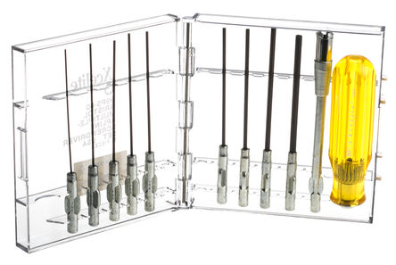 Xcelite by Weller - 99PS60 - Xcelite by Weller 11件装 精密 碳钢 Bristol 多花键套筒 螺丝刀套件 99PS60		