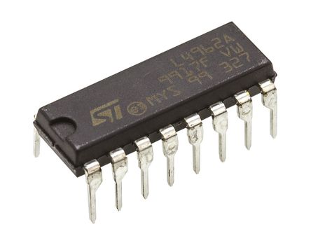 STMicroelectronics - L4962/A - STMicroelectronics L4962/A ѹ ѹ, 9  46 V, 5.1  40 V, 150 kHz߿Ƶ, 16 PDIPװ		