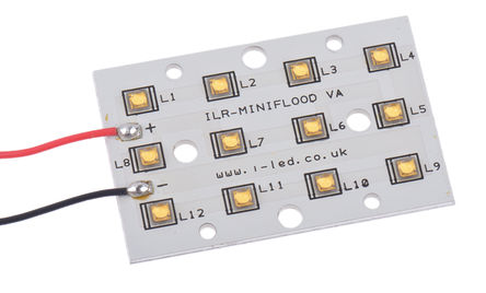 Intelligent LED Solutions - ILR-ON12-WMWH-SC211-WIR200. - ILS OSLON SSL 80 MiniFlood ϵ 12 ɫ LED  ILR-ON12-WMWH-SC211-WIR200., 3000Kɫ, 1356 lm		