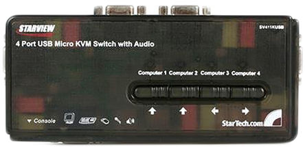 Startech - SV411KUSB - Startech KVM л SV411KUSB, 4˿, USB, VGA		