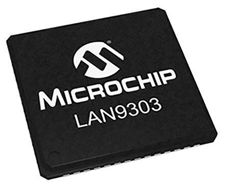 Microchip - LAN9303I-ABZJ - Microchip LAN9303I-ABZJ 200MBps ̫ؼɵ·, MII/RMII/Turbo MII, 3.3 V, 56 QFNװ		