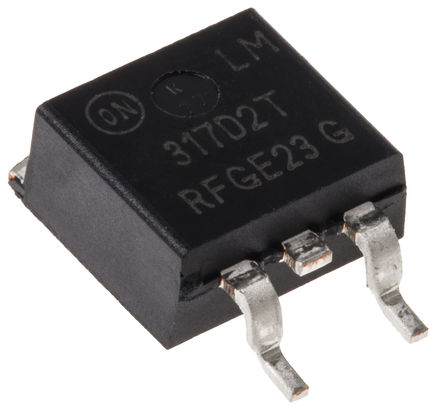 ON Semiconductor - LM317D2TG - ON Semiconductor LM317 ϵ LM317D2TG ѹ, Ϊ 40 V, 1.2  37 V ɵ, 1.5A, 3 D2PAK		
