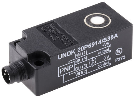 Baumer - UNDK 20P6914/S35A - Baumer IP67 PET ״  UNDK 20P6914/S35A, 10  200 mm , PNP, M8 Ӷ		