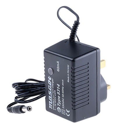 Mascot - 8314000120 - Mascot 8314000120 1 → 12节 2W 230V ac 镍镉/镍氢电池 电池组充电器, 英国插头		