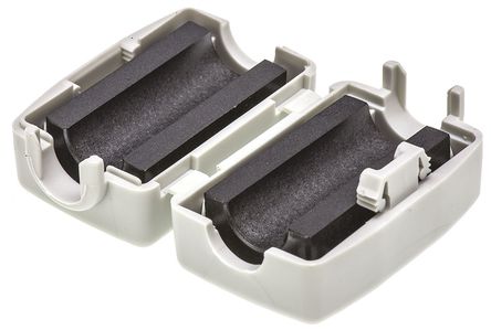 Wurth Elektronik - 74271132 - Wurth Elektronik STAR-TEC 系列 可开启 铁氧体套管 74271132, 36.3 x 24.2 x 19.7mm, 9mm孔径, 应用于电磁干扰抑制		