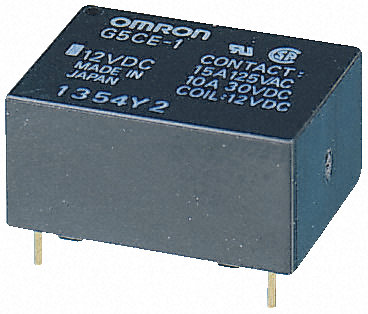 Omron - G5CA-1A-E DC12 - Omron G5CA-1A-E DC12  PCB װ Ǳ̵, 12V dc		