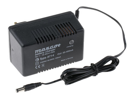 Mascot - 8714000145 - Mascot 8714000145 1 → 10节 3.3W 230V ac 镍镉/镍氢电池 电池组充电器		