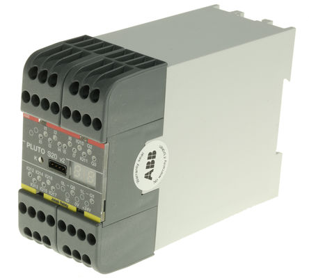 ABB - 2TLA020070R4700 - ABB Pluto 2TLA 系列 SIL 3 IP20/IP40 安全控制器 2TLA020070R4700, 16 安全输入, 4 安全输出, 24 V 直流		