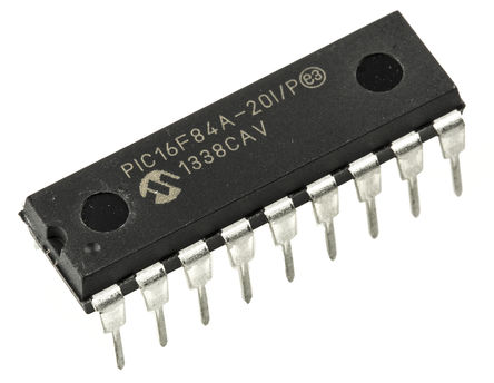 Microchip - PIC16F84A-20I/P - Microchip PIC16F ϵ 8 bit PIC MCU PIC16F84A-20I/P, 20MHz, 1024 x 14 ֣64 x 14  ROM , 68 B RAM, PDIP-18		