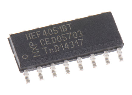NXP - HEF4051BT,013 - NXP HEF4051BT ·/·,  8:1, 5 V9 V12 VԴ, 16 SOICװ		