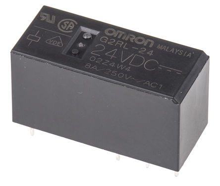 Omron - G2RL2424DC - Omron G2RL2424DC ˫˫ PCB װ Ǳ̵, 24V dc		