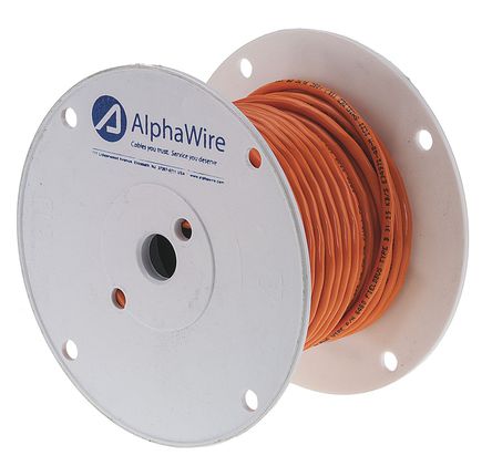 Alpha Wire - 6460 OR005 - Alpha Wire 30m 2 о  ϩ PVC  ҵ 6460 OR005, 300 V, 2.5 A, 0.33 mm2 , -30  +105 C		