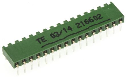 TE Connectivity - 1-216602-6 - TE Connectivity AMPMODU HV190 ϵ 1 16· ֱ 2.54mmھ ͨ ӡˢ· 1-216602-6, Ӷ˽, 		