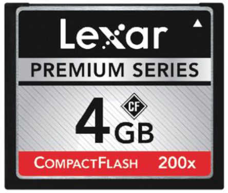 Lexar - LCF4GBBSBEU200 - Lexar 4 GB CF 		