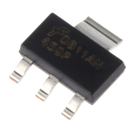 Fairchild Semiconductor - FDT458P - Fairchild Semiconductor PowerTrench ϵ Si P MOSFET FDT458P, 3.4 A, Vds=30 V, 3+Ƭ SOT-223װ		