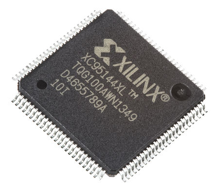 Xilinx - XC95144XL-10TQG100I - XC95144XL-10TQG100I, XC9500XLϵ ӿɱ߼豸 CPLD, 洢, 144굥Ԫ, 81 I/O, 8߼, ISP, 100 TQFPװ		