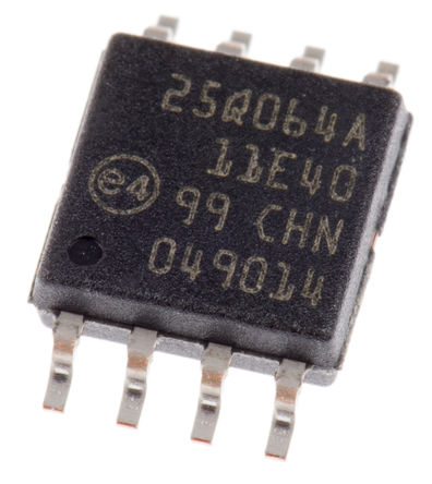 Micron - N25Q064A11ESE40F - Micron N25Q064A11ESE40F , 64Mbit (8M x 8 λ), SPIӿ, 7ns, 1.7  2 V, 8 SOIC Wװ		