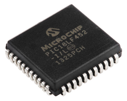 Microchip - PIC18LF452-I/L - Microchip PIC18F ϵ 8 bit PIC MCU PIC18LF452-I/L, 40MHz, 32 kB ROM , 1536 B RAM, PLCC-44		