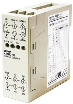 Omron - K3SC10ACDC24 - Omron RS232  RS422/485 źŵ K3SC10ACDC24, RS232, 24 V /ֱ Դѹ		
