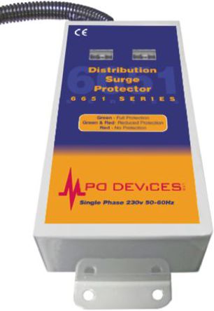 PD Devices - RS-6651C/1 - PD Devices 6651C ϵ 230 V 10kA Դ RS-6651C/1, ڹʽװ, 182 x 81 x 61mm		
